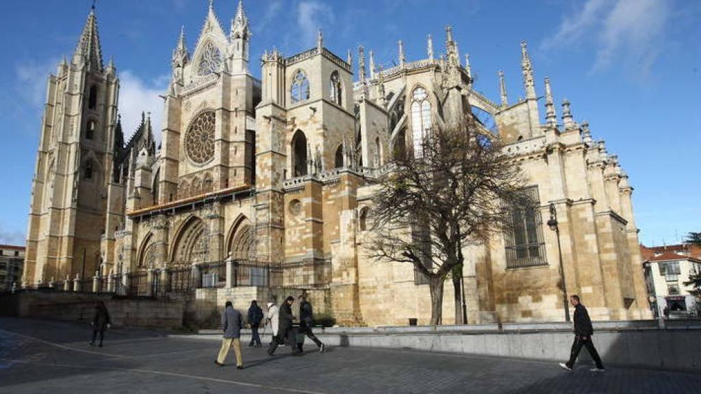 La Catedral de León, insignia de la ciudad.