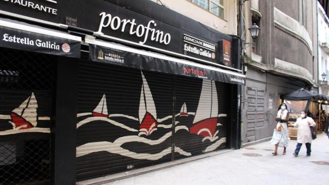 El restaurante Portofino está cerrado desde hace meses.