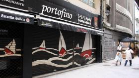 El restaurante Portofino está cerrado desde hace meses.