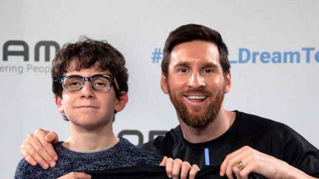 Pere Ribas y Leo Messi