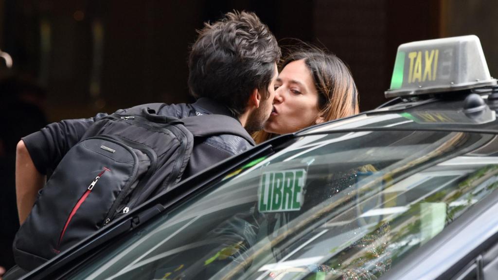 JuanLu y Nuria Marín en las calles de Barcelona en 2016.