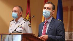 Francisco Tierraseca, delegado del Gobierno en Castilla-La Mancha, este lunes en rueda de prensa. Foto: Óscar Huertas