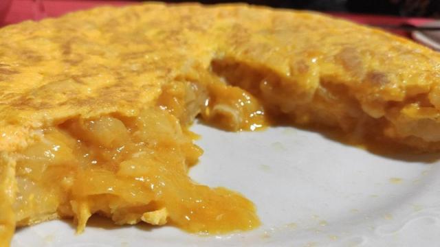 Tortilla de Casa Miranda, en Betanzos.