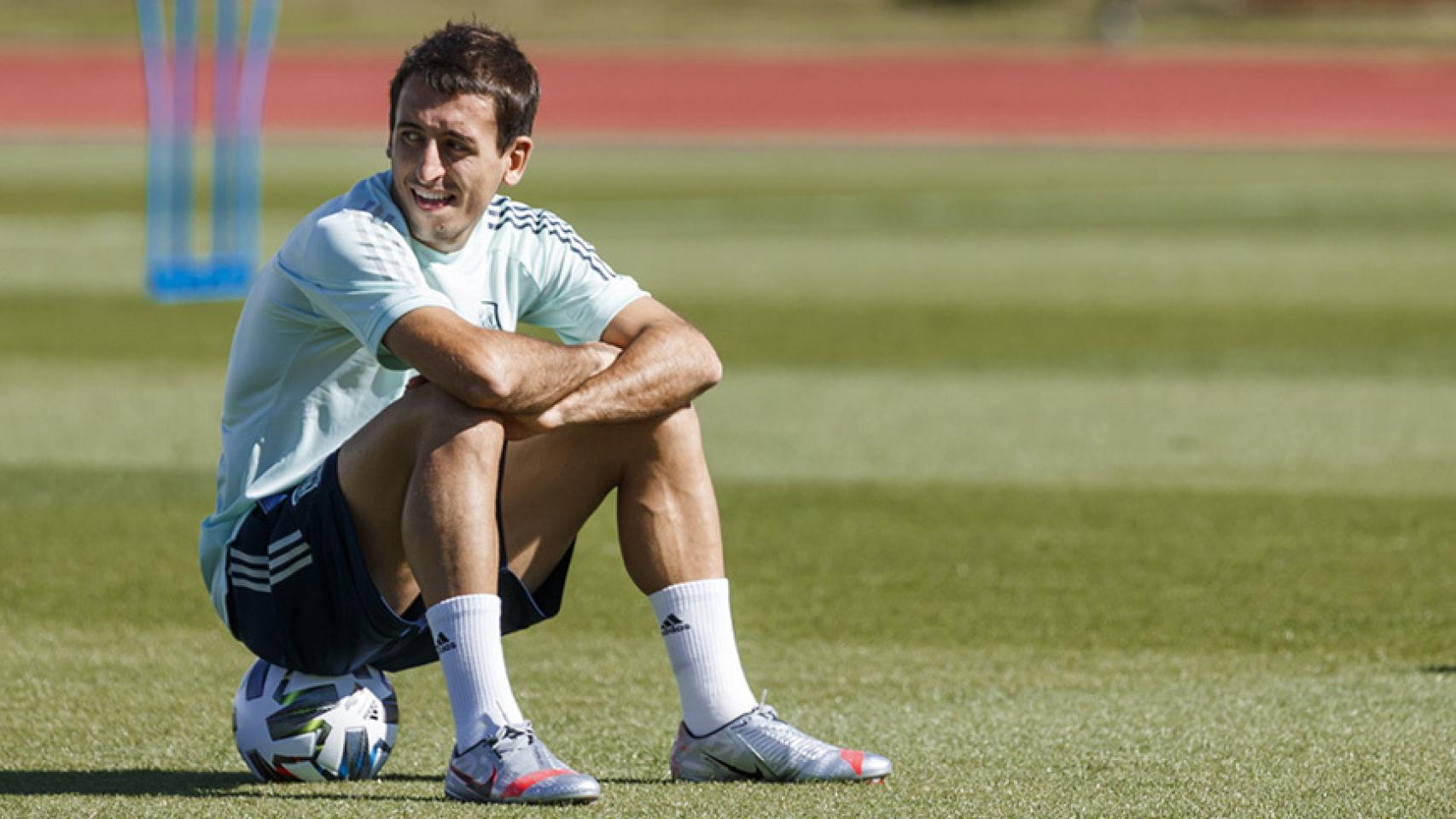 Mikel Oyarzabal, con la Selección