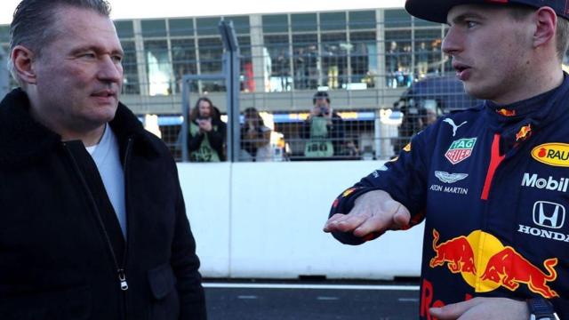 Max Verstappen y su padre Jos