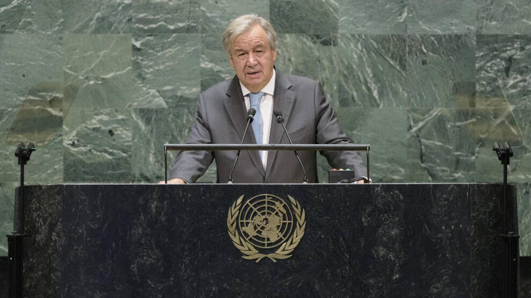 António Guterres, secretario general de Naciones Unidas