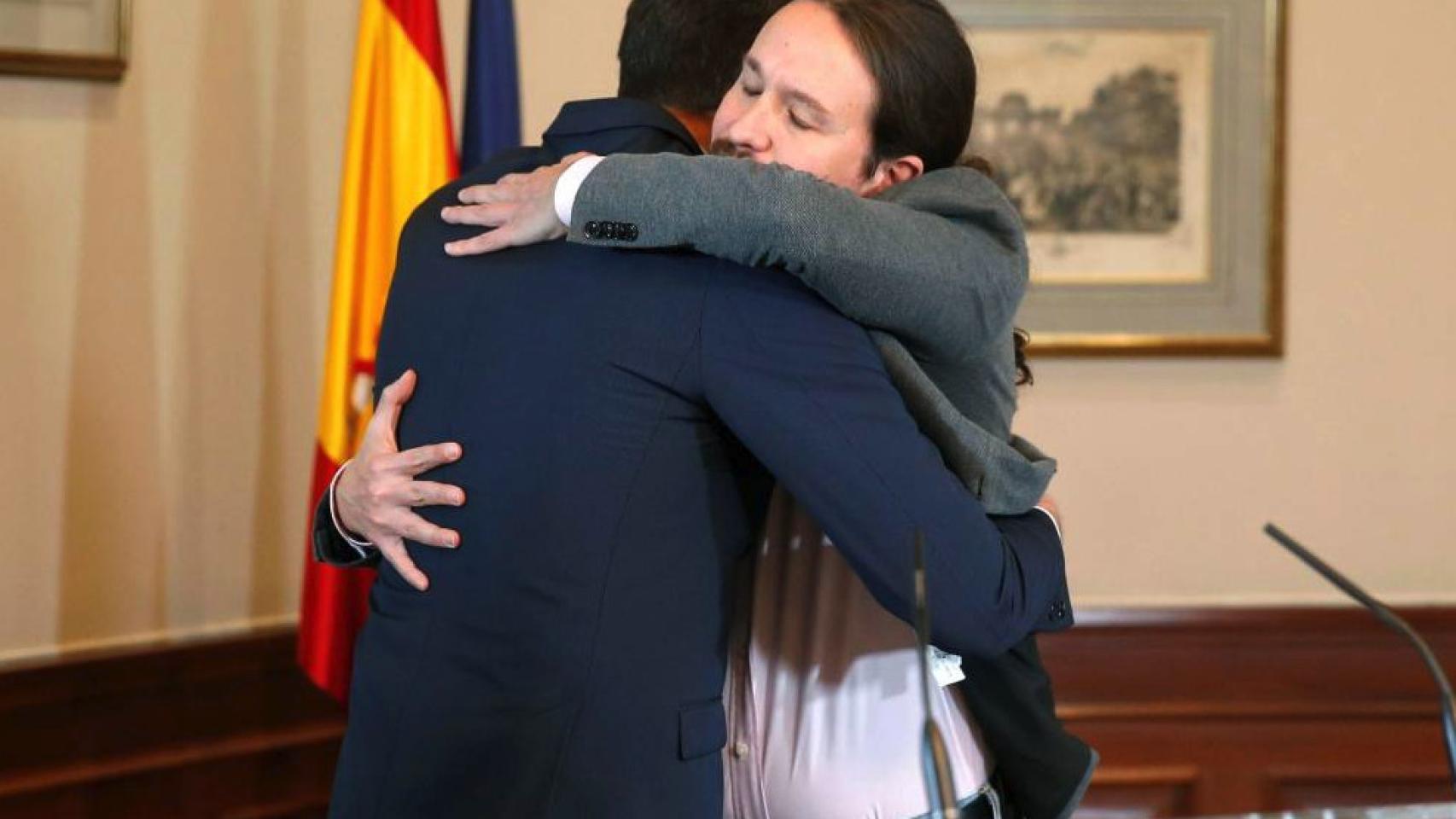 Pedro Sánchez y Pablo iglesias en una imagen de archivo.