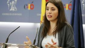 La ministra de Igualdad, Irene Montero. Efe