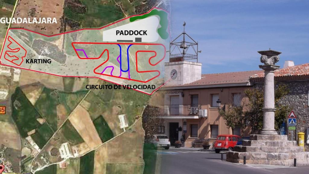 El circuito de Pozo de Guadalajara y el ayuntamiento de la localidad