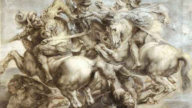 Copia de Pedro Pablo Rubens del boceto de ‘La batalla de Anghiari’.