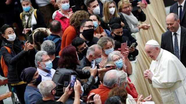 El Papa, en su encuentro del pasado miércoles.