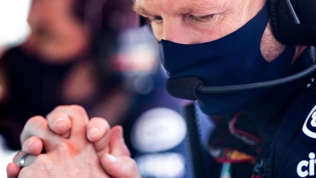 Christian Horner, pensativo