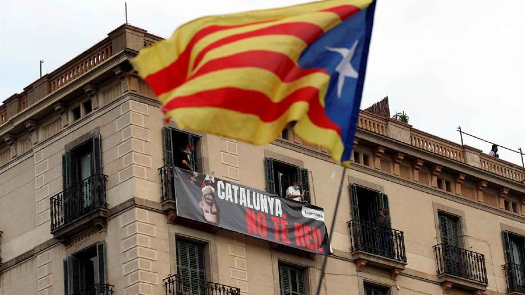 Las protestas en Cataluña por el viaje del Rey