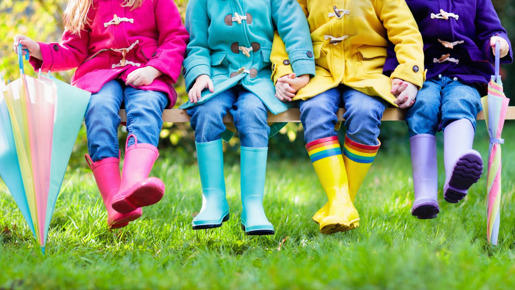 Las botas de agua para niños más cómodas y divertidas