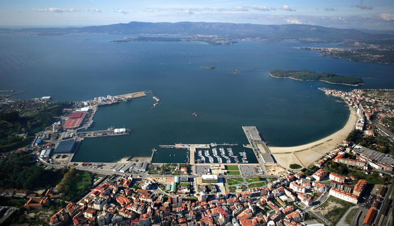 Panorámica del puerto de Vilagarcía   turismo.gal