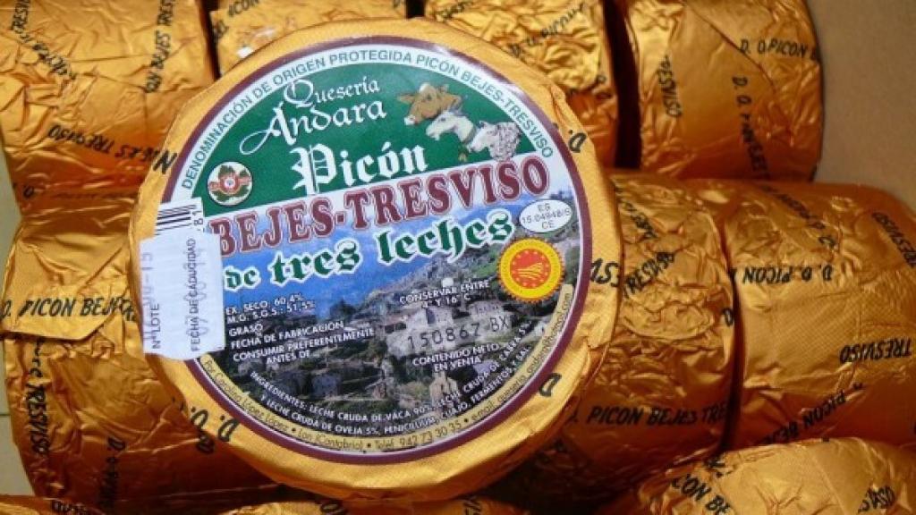 El queso con D.O. Picón-Bejes-Tresviso de la quesería Andara.