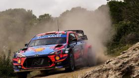 Dani Sordo, durante el Rally de Cerdeña