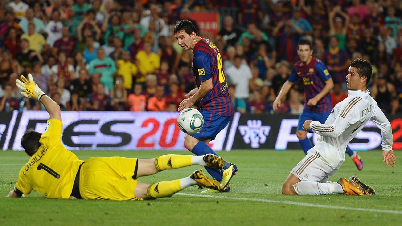 Iker Casillas, Cristiano Ronaldo y Leo Messi