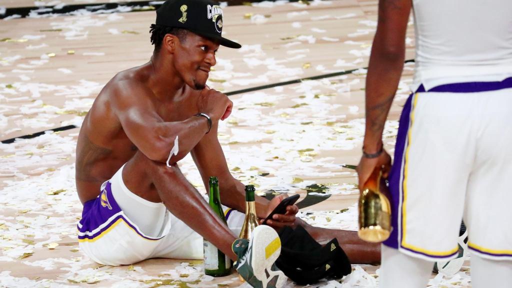 Rajon Rondo, tras ganar su tercer título de la NBA