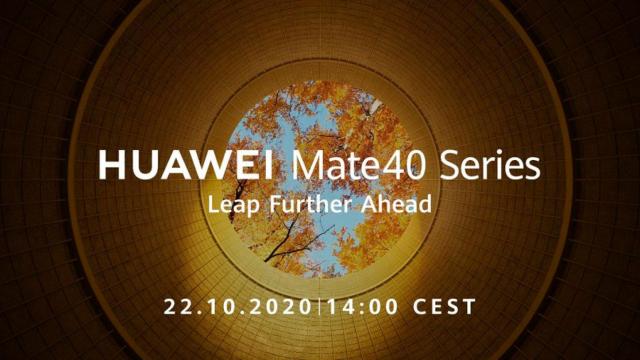 'Banner' de presentación del Huawei Mate 40.