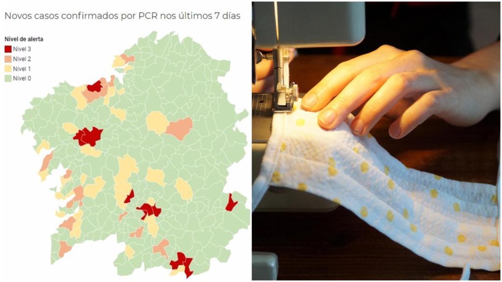 Santiago de Compostela entra en la lista de 10 municipios en alerta máxima por la pandemia