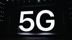 Imagen de la presentación del iPhone 5G, lanzado esta semana.