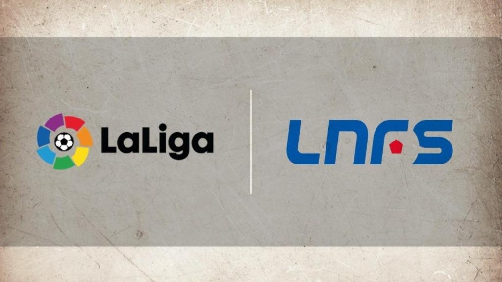 Los logos de LaLiga y la LNFS