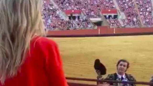 Captura del vídeo que compartió Cayetana Álvarez de Toledo.