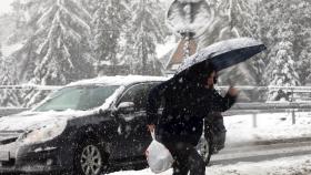 Nieve en otoño. EFE/EPA/Grzegorz Momot.