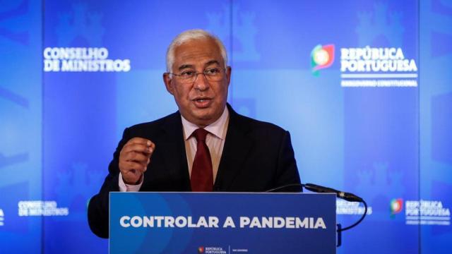 Antonio Costa en rueda de prensa.