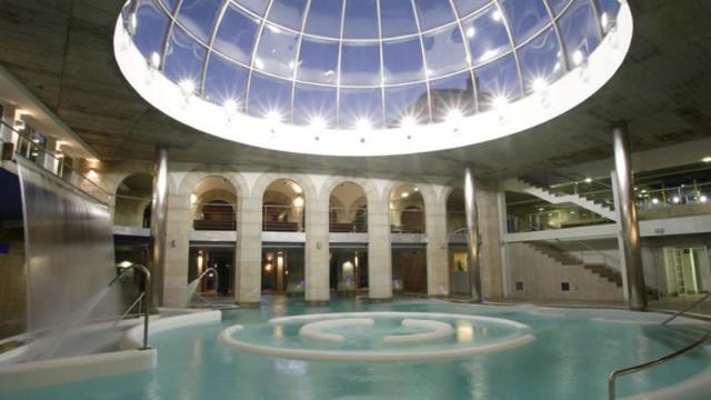 Interior del SPA Palacio del Agua, en Mondariz.