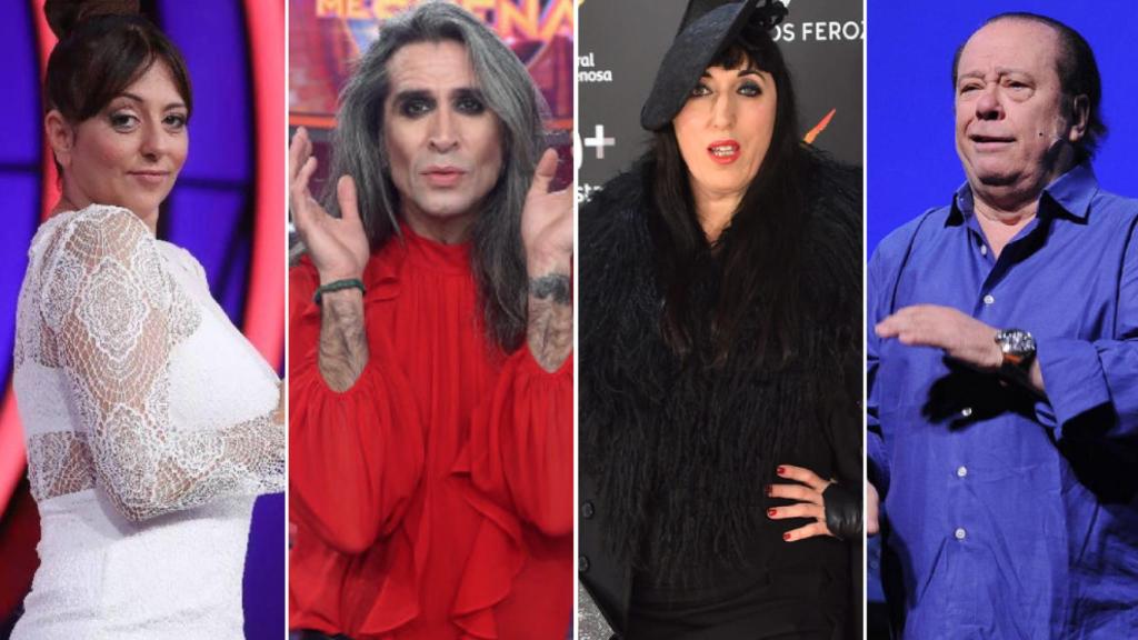 Yolanda Ramos, Mario Vaquerizo, Rossy de Palma y Arévalo.