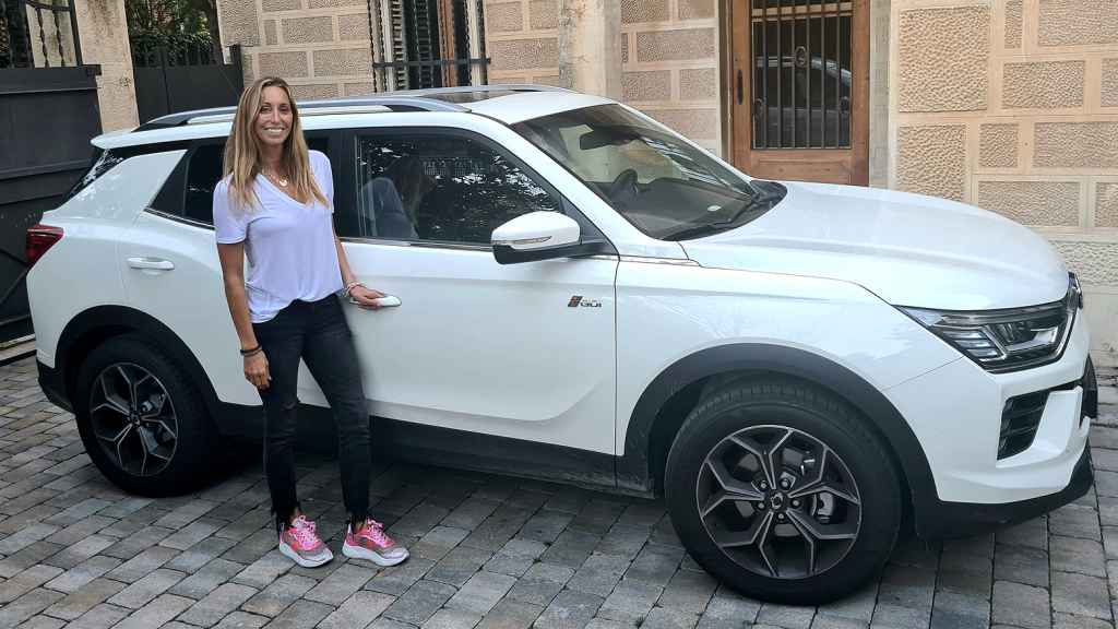 Gemma Mengual forma parte del equipo 'Campeones SsangYong' junto a Lydia Valentín, Ruth Beitia y Blanca Manchón, entre otros.