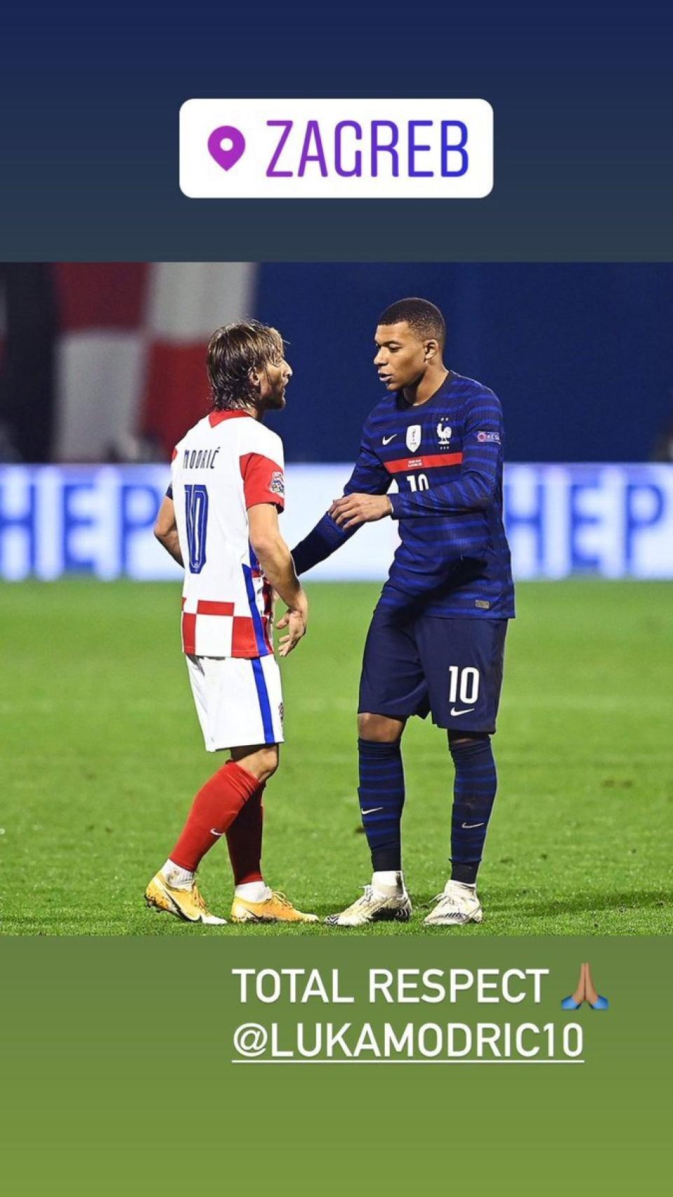 Kylian Mbappé se rinde ante Luka Modric