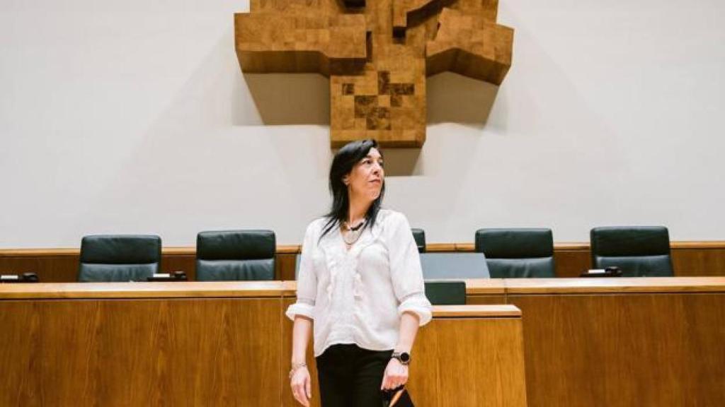 La diputada de Vox en el Parlamento Vasco, Amaya Martínez, en una imagen de archivo.