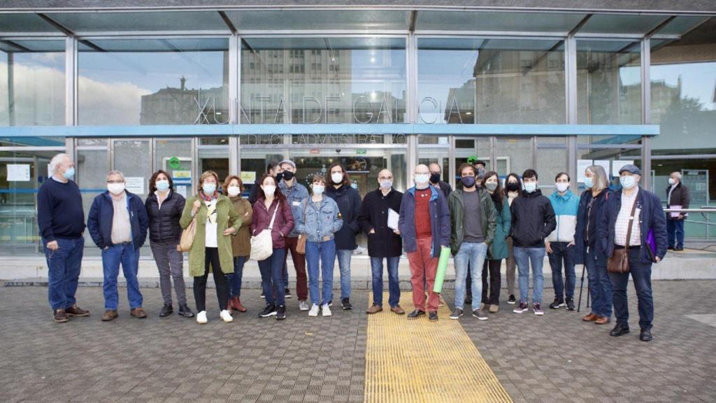 Más de 30 colectivos rechazan el proyecto de As Percebeiras en Labañou (A Coruña)