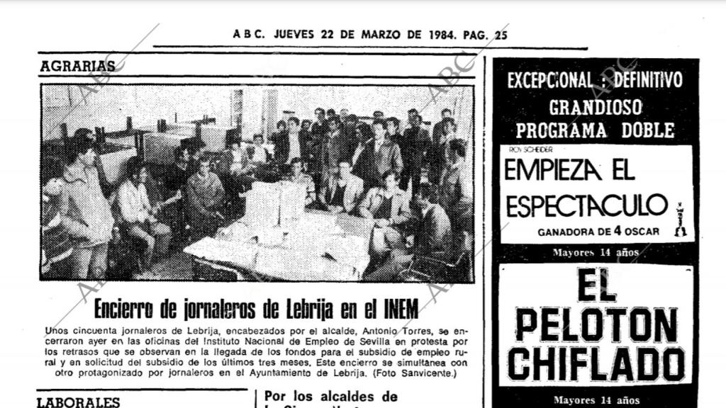 Información publicada por el ABC el 22 de marzo de 1984.