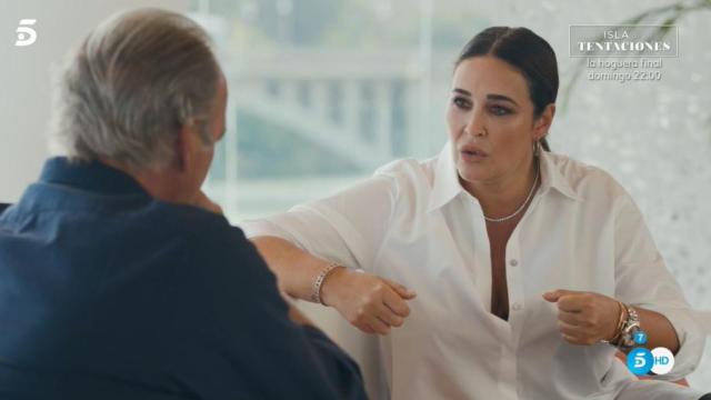 Vicky Martín Berrocal durante su charla con Bertín Osborne.