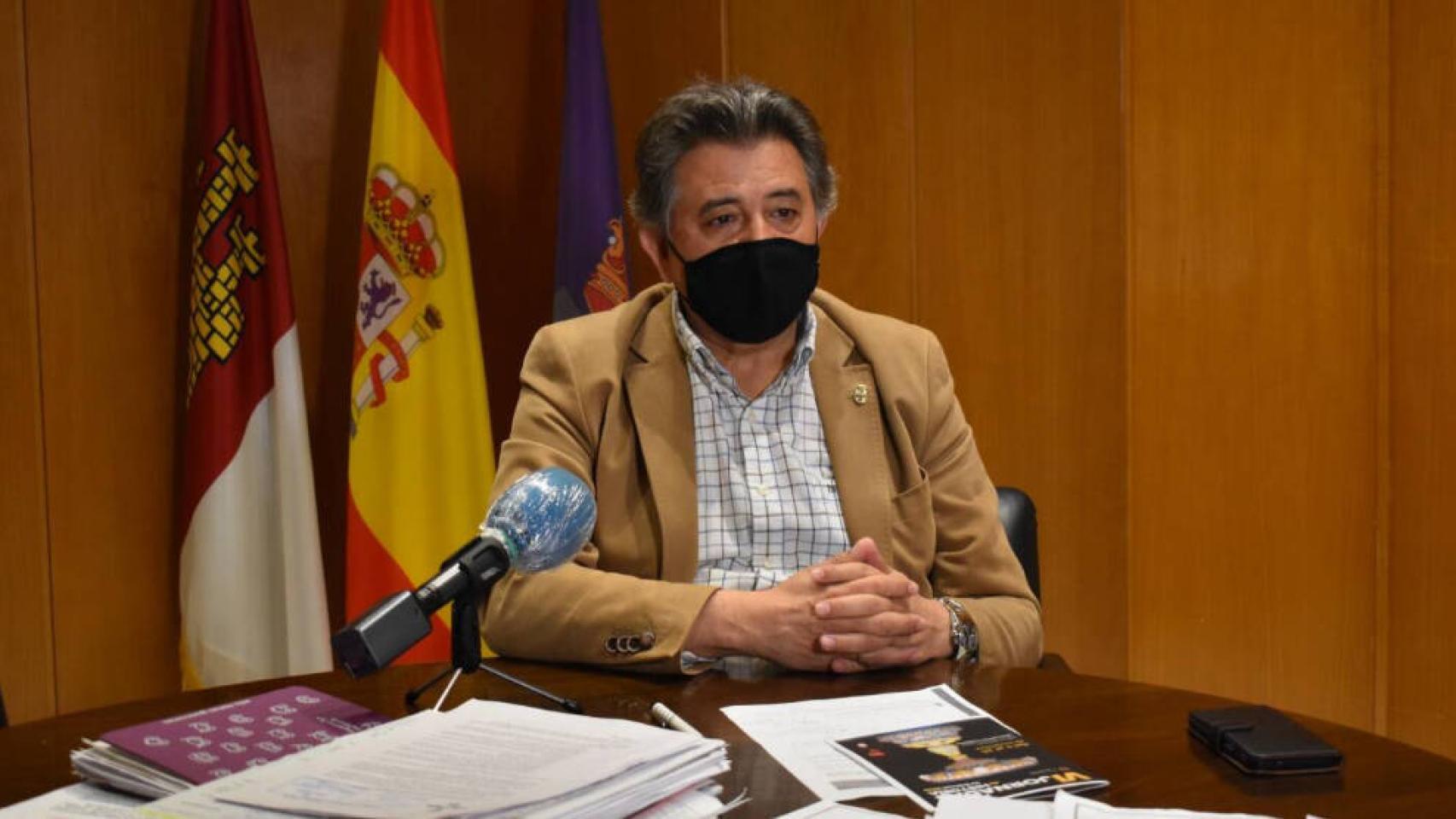 Leopoldo Sierra, alcalde de Daimiel (Ciudad Real), en una imagen de este viernes