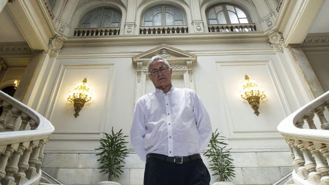 Joan Ribó, en el Ayuntamiento de Valencia.