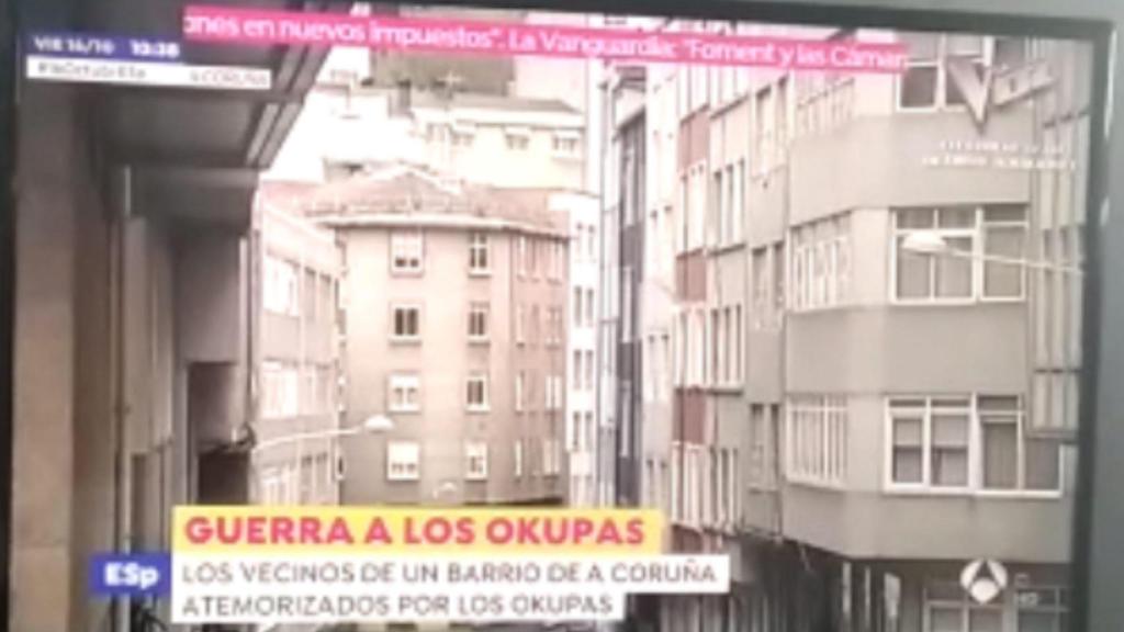 El conflicto en A Falperra llega a la televisión nacional