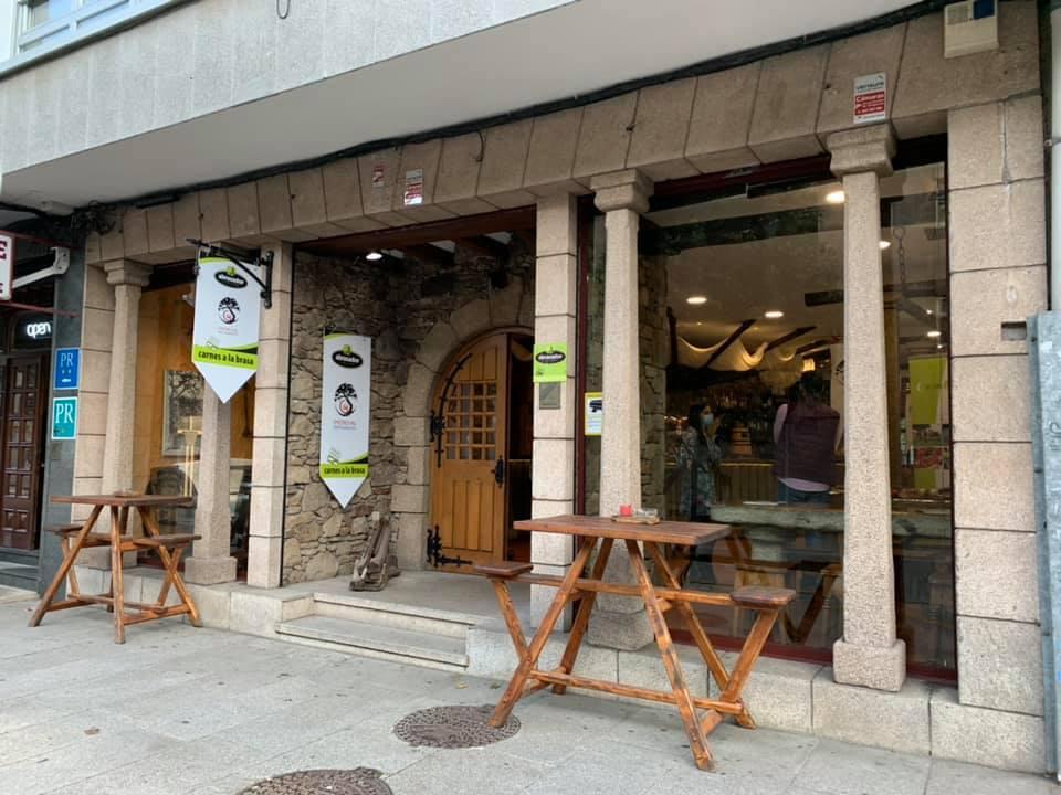 Exterior del restaurante, en el número 28 de la Rúa das Galeras (Cedida).