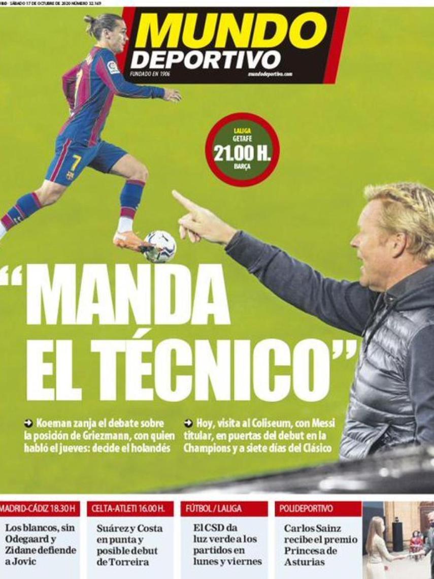 Portada Mundo Deportivo