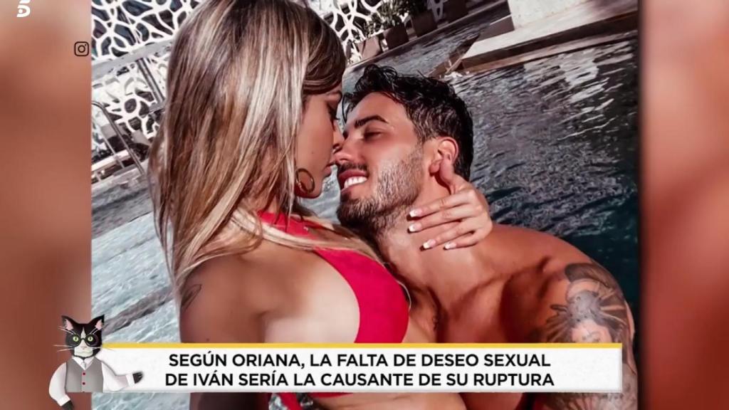 Una de las fotos de Oriana Marzoli e Iván González, publicada en redes sociales.