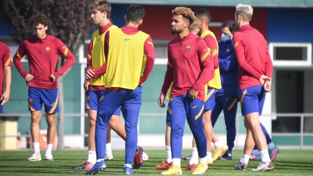 Entrenamiento del Barça B