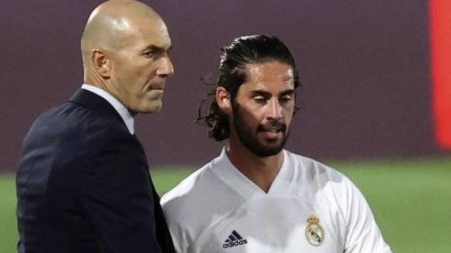 Isco y Zidane