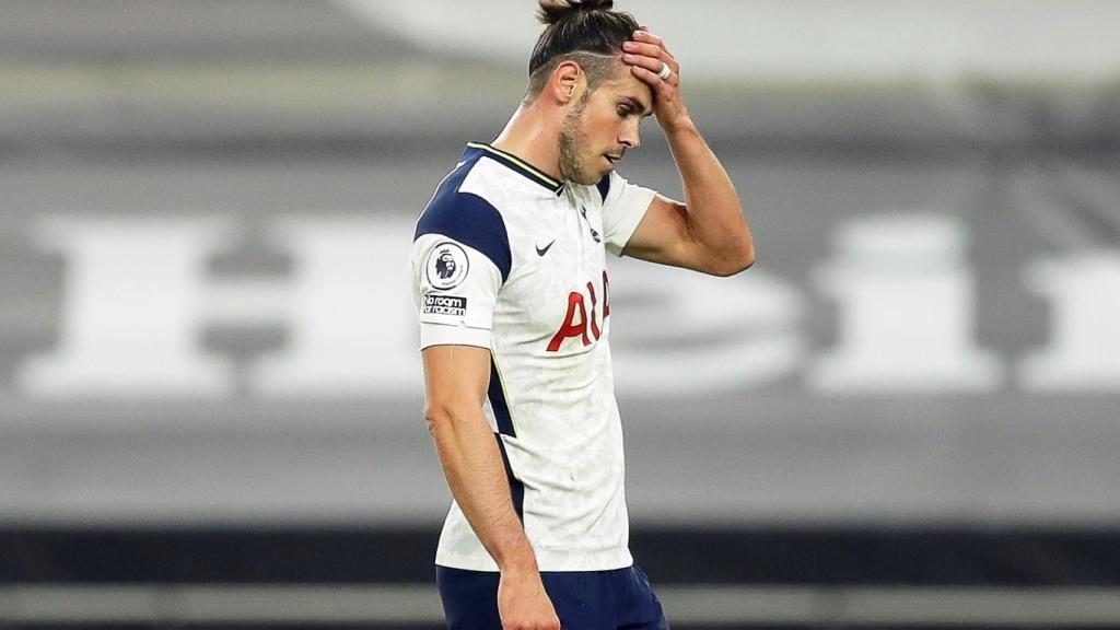 Bale, durante un partido del Tottenham