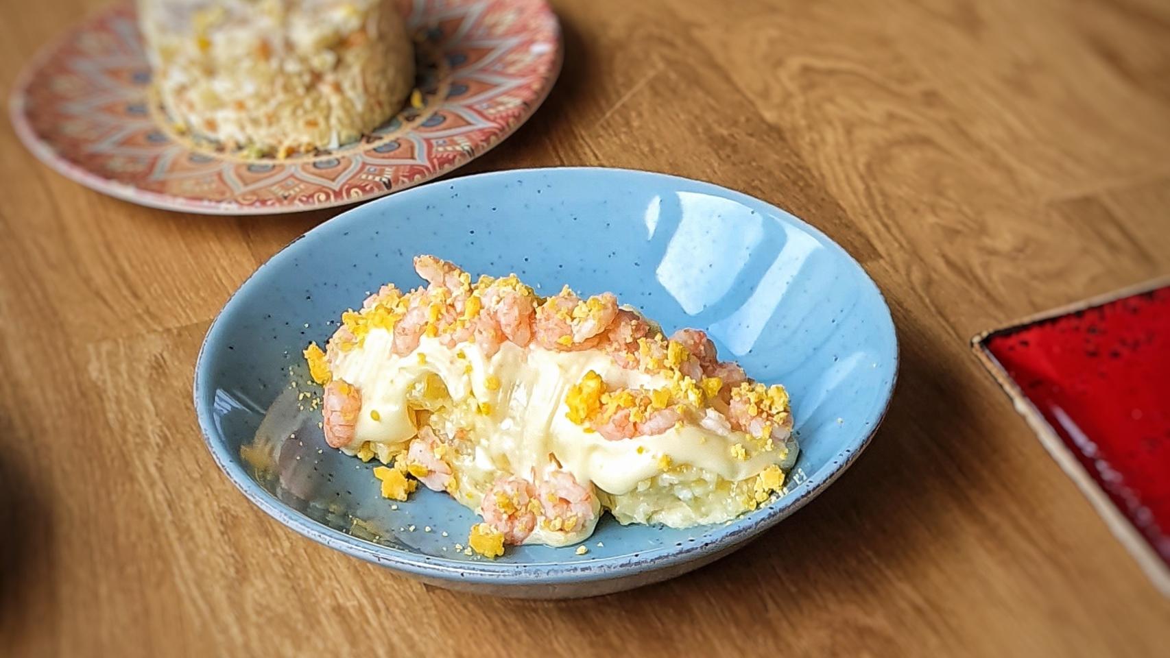 Ensaladilla Rusa de Coloraíllos del restaurante Chinchín Puerto (Caleta de Vélez - Málaga)