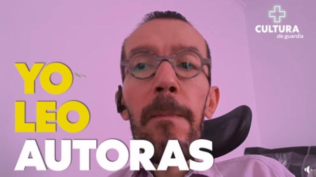 Echenique es uno de los miembros de Podemos que aparece en el vídeo.