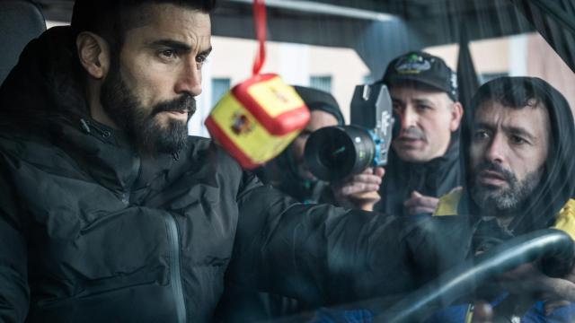 Rodaje de 'Antidisturbios' (Movistar)